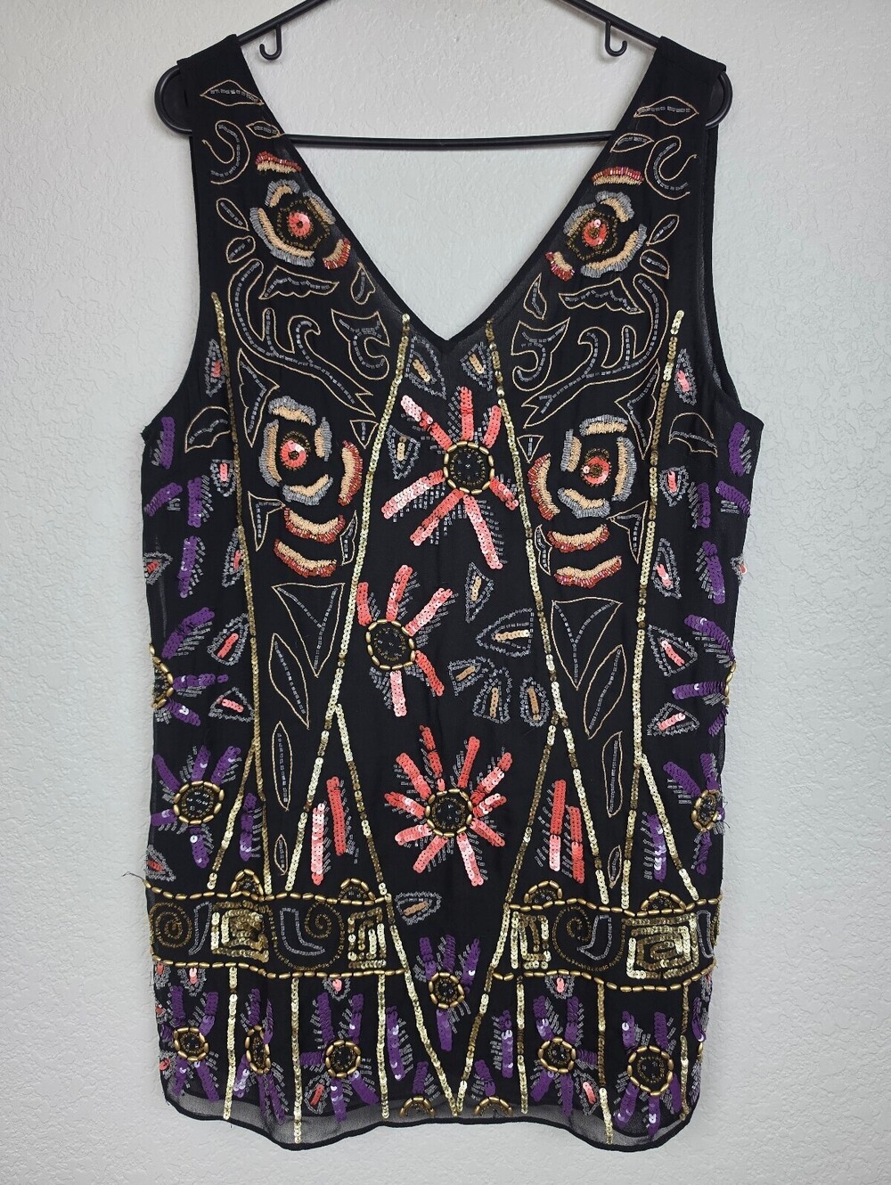 Free People Embellished Beaded Dress Size Small